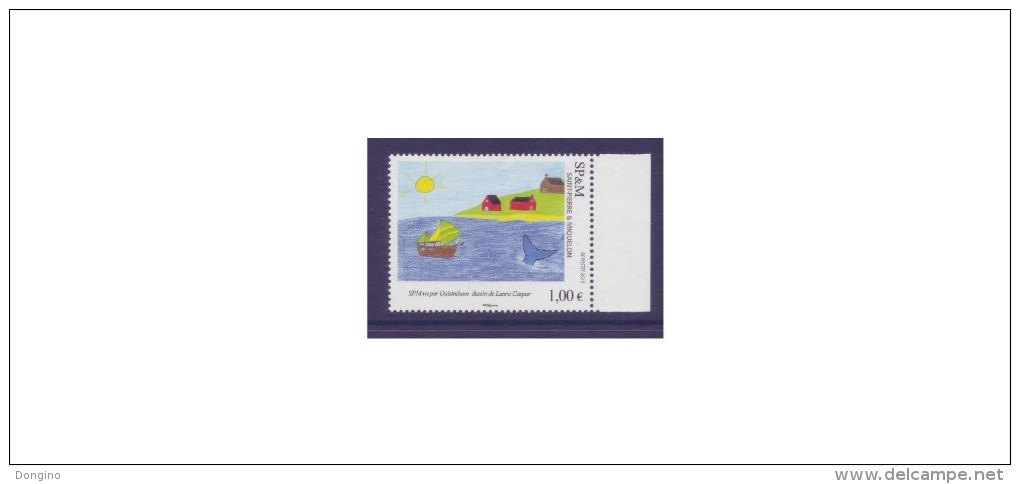 436. SPM / St. Pierre Et Miquelon / 2010 / Ship / Bateau / Barco / Baleine / Ballena / Whale / Wal - Unused Stamps
