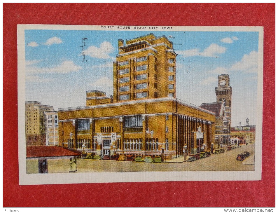 Iowa > Sioux City  Court House  1950  Cancel  Ref 1289 - Sioux City