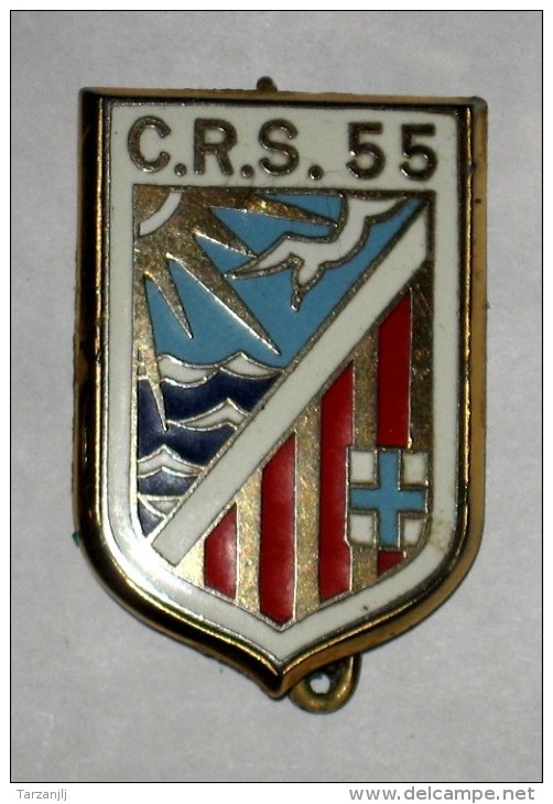 Insigne C.R.S. 55 Marseille - Policia