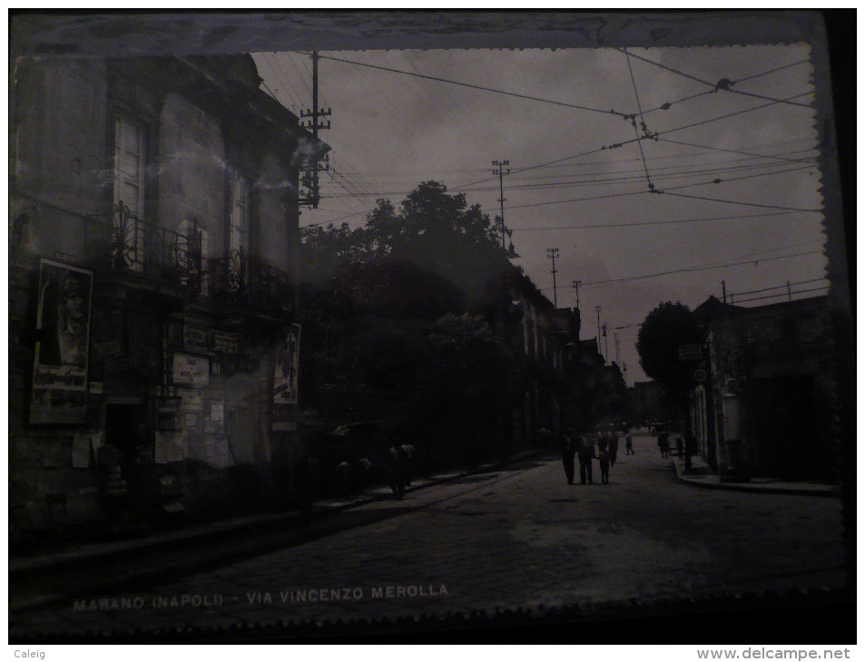 Marano Di Napoli Via Merolla Usata 15.06.1954 - Marano Di Napoli