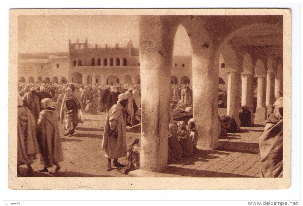 CPSM Algérie, M'zab, Gardaïa, Place Du Marché, éditions Horizons De France, Phot. A. Bougault, Années 1930 - Ghardaïa