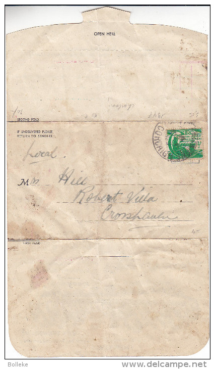 Charbon - Télégramme - Religieux - Irlande - Lettre De 1947 - Oblitération Corcaigh - Brieven En Documenten