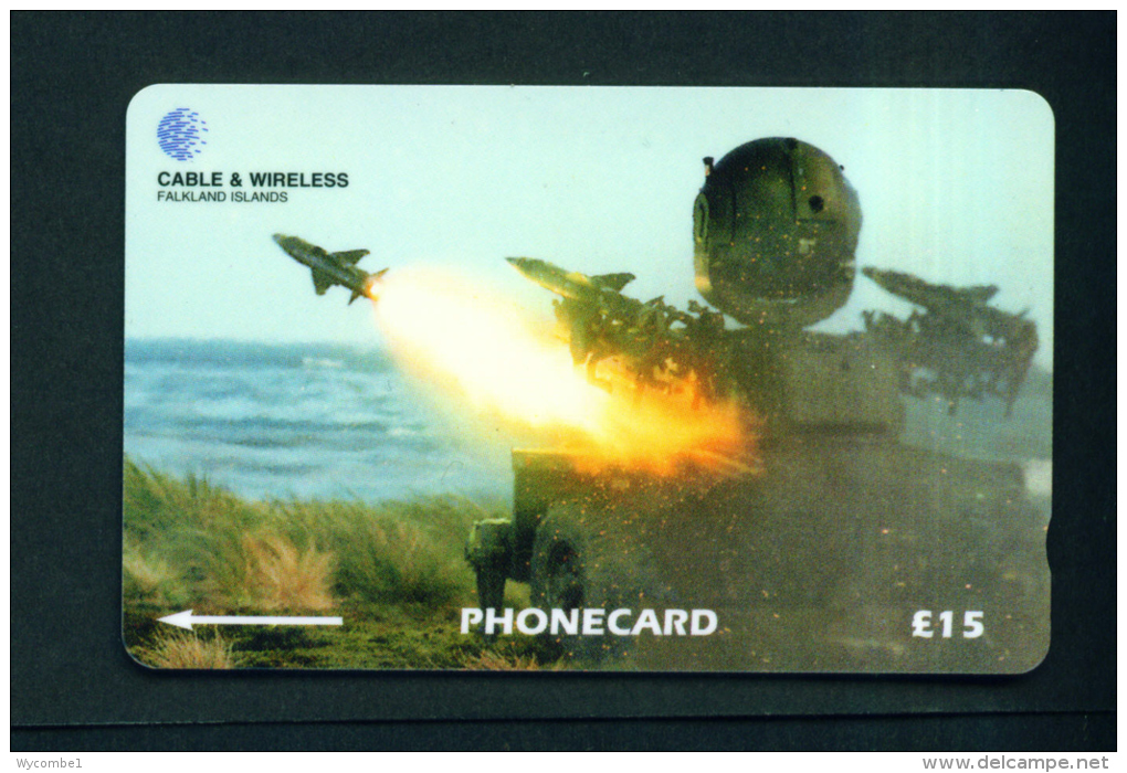 FALKLAND ISLANDS - Magnetic Phonecard  Rapier FSC  Used - Falkland Islands