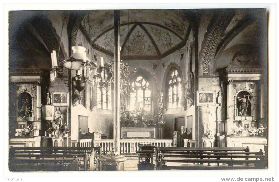 LG22-4  -   Bombaye - Intérieur De L´ Eglise" Carte Photo" - Dalhem