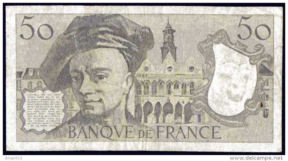 50 Francs Quentin De La Tour Type 1981, Alphabet F.22,  (Banknotes- Banque De France 50 F) - 50 F 1976-1992 ''quentin De La Tour''