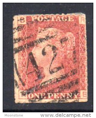 GB QV 1858-79 1d Plate 137, Corner Letters MB, Used - Gebruikt