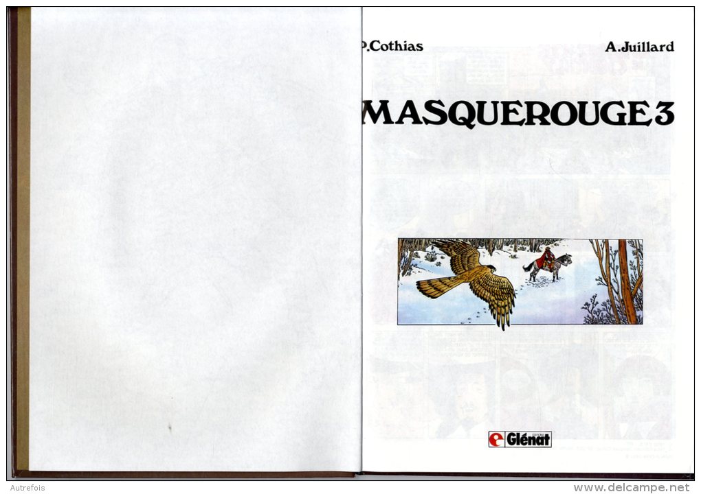 MASQUEROUGE 3  -  COTHIAS  -  JUILLARD    -  1984  -  48 PAGES - Juillard