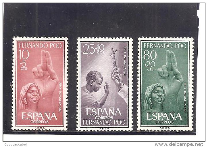 Fernando Poo - Edifil 196-98 - Yvert 188-90 (MNH/**) - Fernando Po