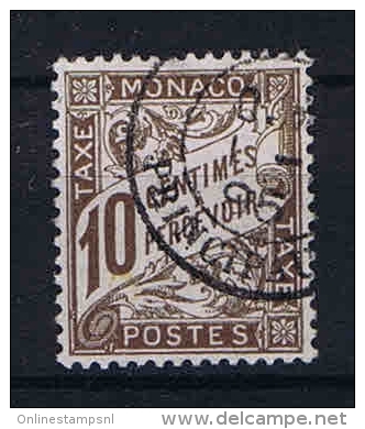 Monaco Mi Timbre Tax 4 Used  (cancel Fake) - Portomarken