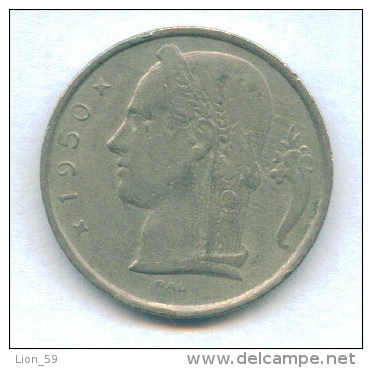 F3562 / - 5 Francs - 1950  - (  BELGIE  ) Belgique Belgium Belgien Belgio - Coins Munzen Monnaies Monete - 5 Francs