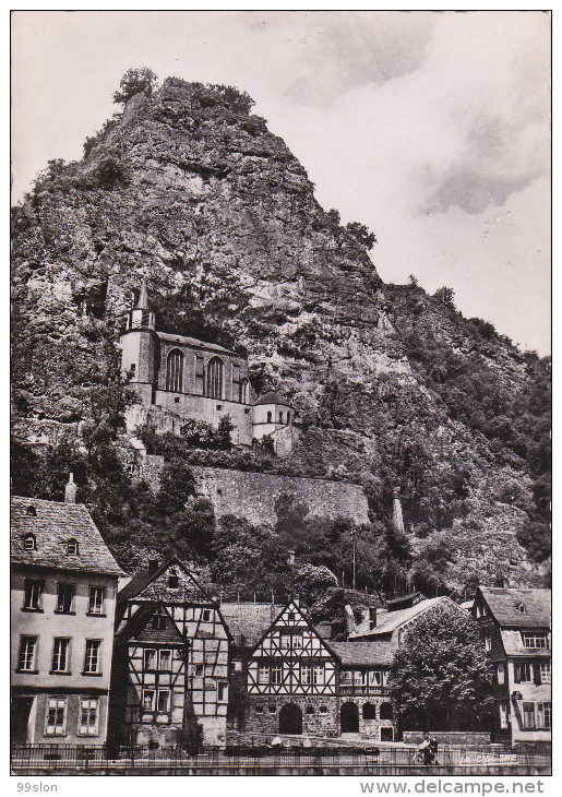 ALLEMAGNE - OBERSTEIN - Eglise Felsenkirche, Bâtie Dans Le Rocher - Correspondance Militaire - Idar Oberstein