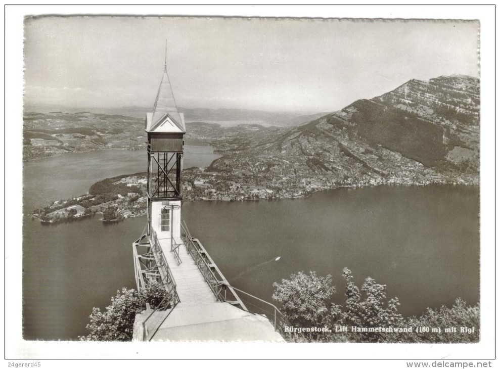 CPSM ENNETBURGEN (Suisse-Nitwald) - Burgenstock, Lift Hammetschwand (160 M ) Mit Rigl - Ennetbürgen