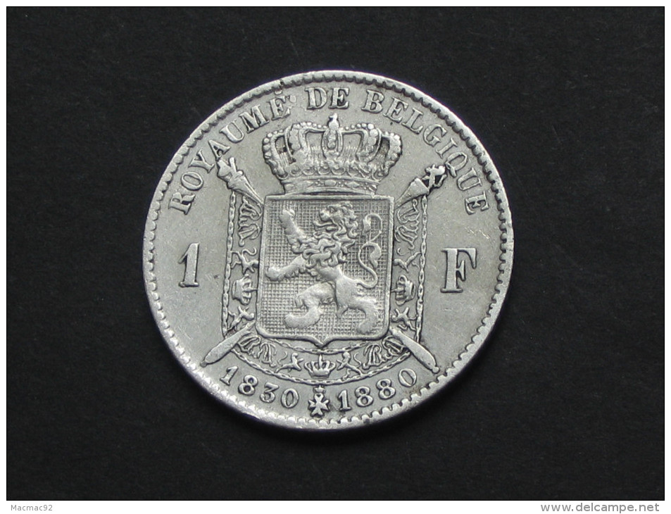 1 Franc 1880 - Royaume De BELGIQUE - Leopold I - Leopold II - **** EN ACHAT IMMEDIAT **** - 1 Franc