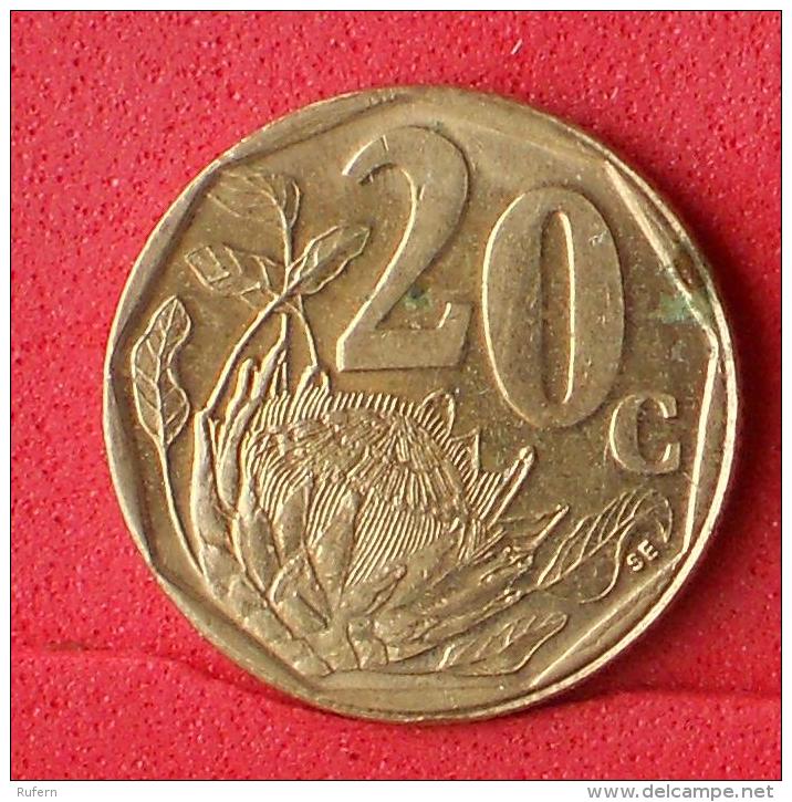 SOUTH AFRICA  20  CENTS  1997   KM# 162  -    (Nº06403) - Afrique Du Sud