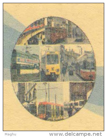 Pollution Control Board, Car, Train, Tram, Transport, Astronomy Planet, Meghdoot Postcard - Polucion