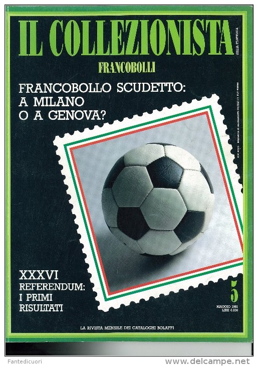 Rivista Il Collezionista, Bolaffi Editore N. 5 Anno 1991 - Italien (àpd. 1941)