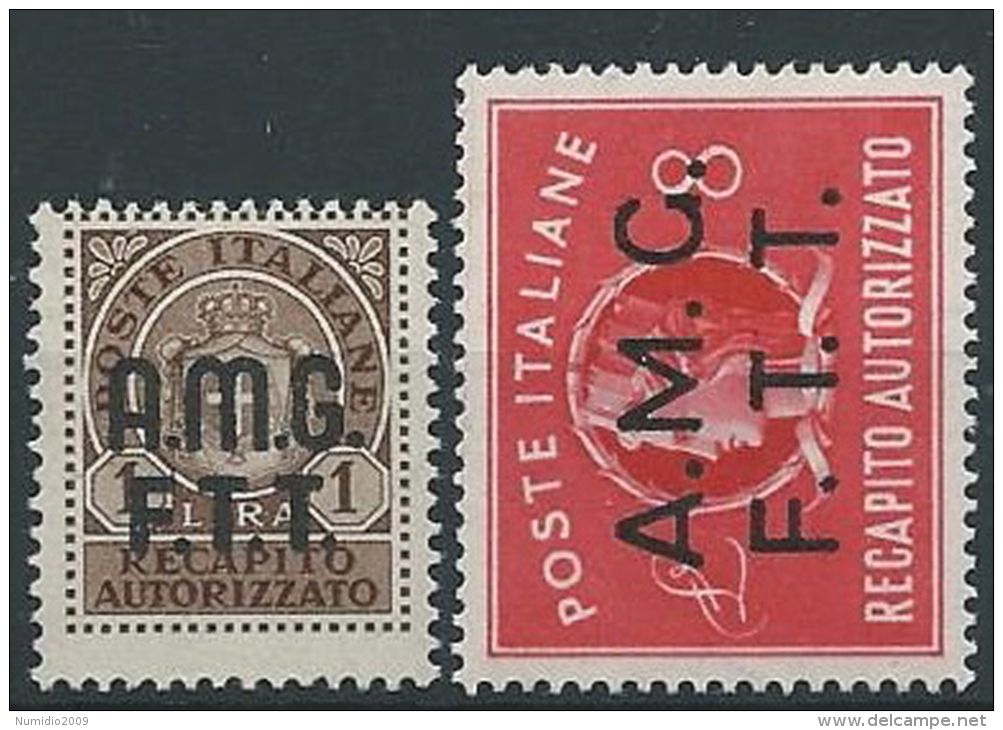 1947 TRIESTE A RECAPITO AUTORIZZATO MNH ** - ED054-2 - Express Mail