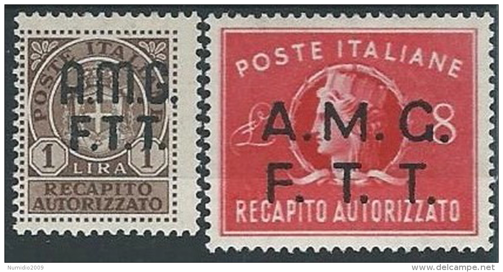 1947 TRIESTE A RECAPITO AUTORIZZATO MH * - ED054-3 - Poste Exprèsse