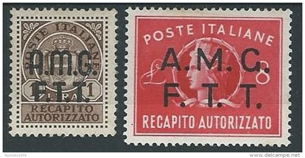 1947 TRIESTE A RECAPITO AUTORIZZATO MH * - ED054-4 - Poste Exprèsse