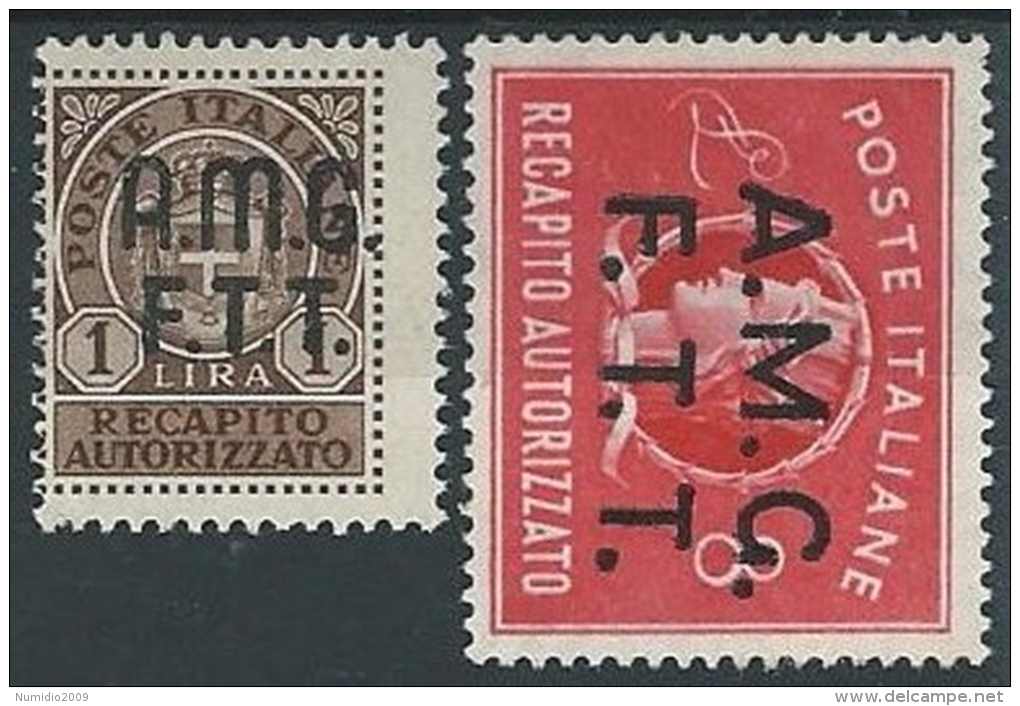 1947 TRIESTE A RECAPITO AUTORIZZATO MH * - ED056 - Express Mail