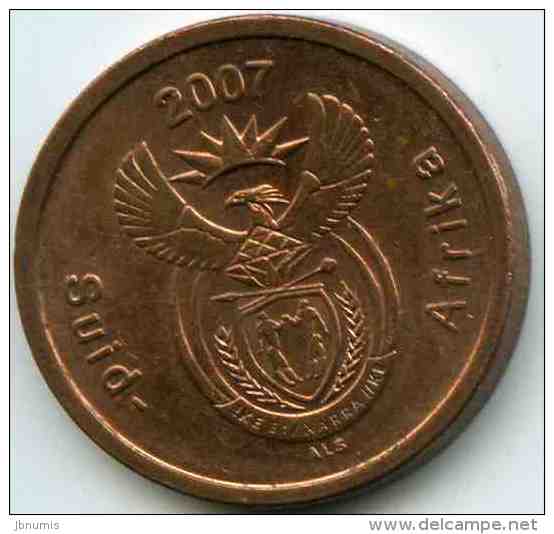 Afrique Du Sud South Africa 5 Cents 2007 KM 340 - Zuid-Afrika