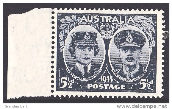 Australia 1945 Duke Of Gloucester 51/2d MH - - Nuovi