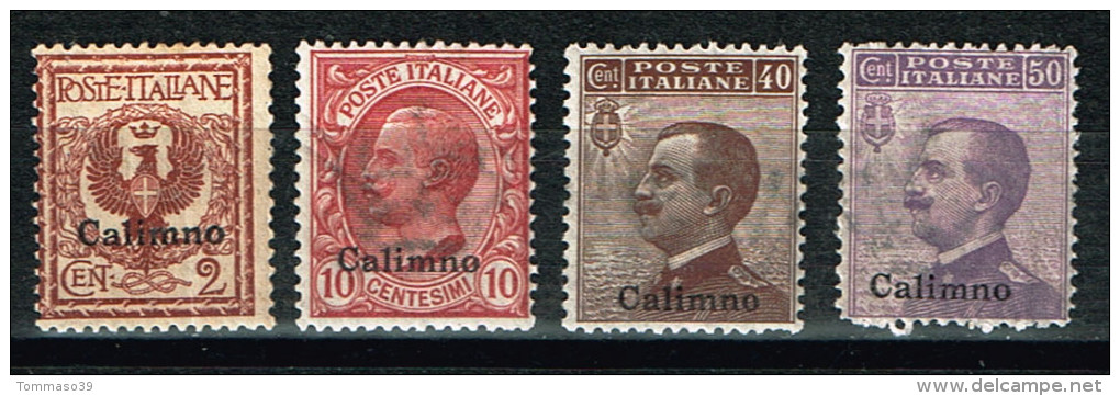 Colonie Italiane -Isole Dell'EGEO - Calimno Sass. 1,3,6,7 - NUOVI (*) - Egée (Calino)