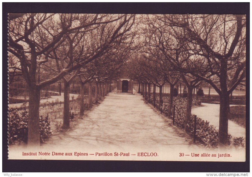 EEKLO - EECLOO - Institut N-D Aux Epines - Pavillon St Paul - Une Allée Au Jardin  // - Eeklo