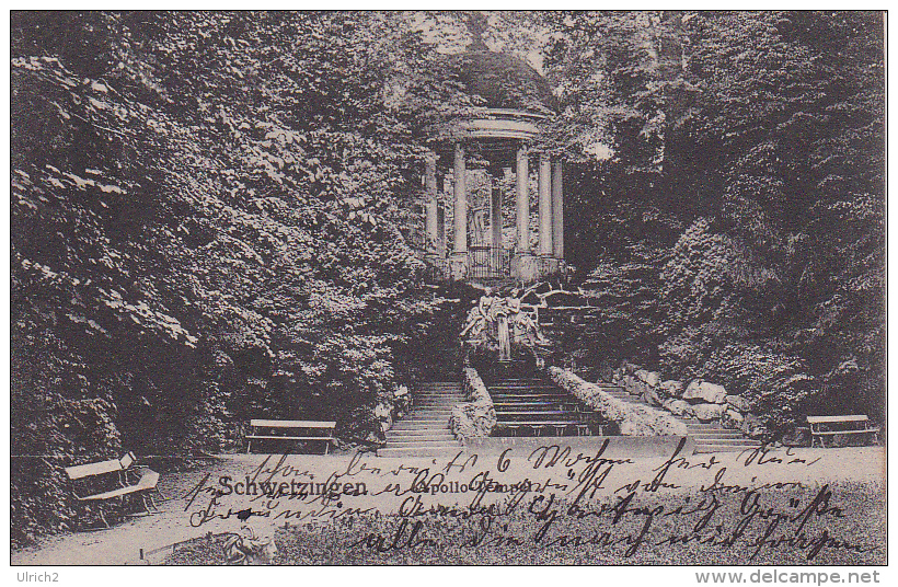 AK Schwetzingen - Apollo-Tempel - 1910 (3754) - Schwetzingen