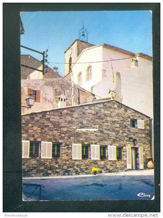 La Garde Freinet (83) - Eglise Et Clocher ( Dest. Poste Police Cote Ste Catherine Bar Le Duc COMBIER CIM) - La Garde Freinet