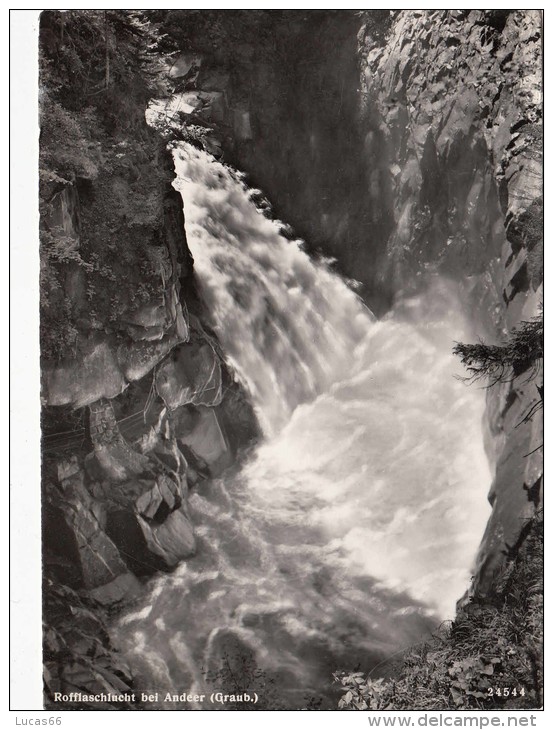 1950 CIRCA ROFFLASCHLUCHT BEI ANDEER - Andeer