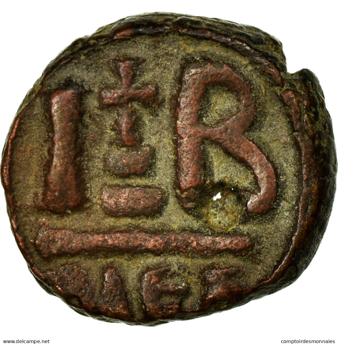 Monnaie, Heraclius 610-641, 12 Nummi, TTB, Cuivre, Sear:857 - Byzantinische Münzen