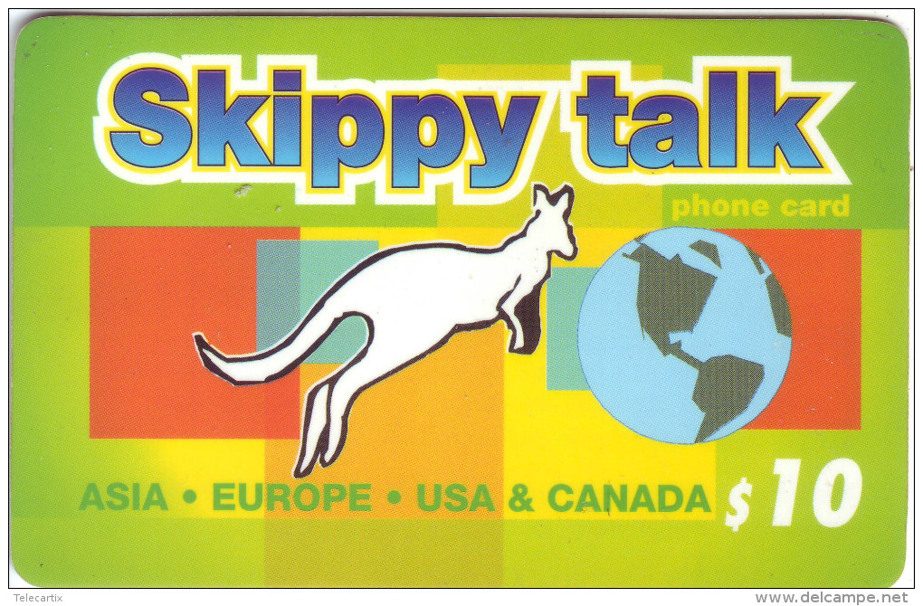 ***Télécarte Prépayée De HOLLANDE" Skippy Talk"$10Vide  TTB N° Lot :1061/187925334 - Cartes GSM, Prépayées Et Recharges