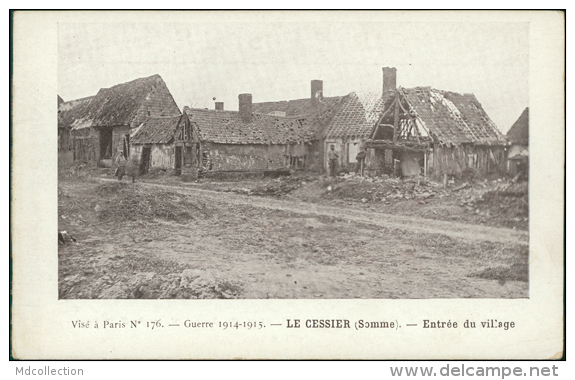 80 BEUVRAIGNES / Le Cessier, Entrée Du Village / - Beuvraignes