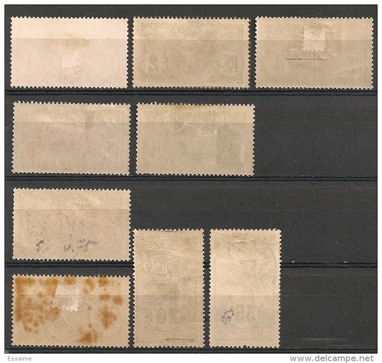 Haut Sénégal Et Niger. 1906. Entre N° 1 Et 10. Oblit. Et Neuf * (n°1 : (*); N° 6 : Rouille, Non Comptés) - Autres & Non Classés