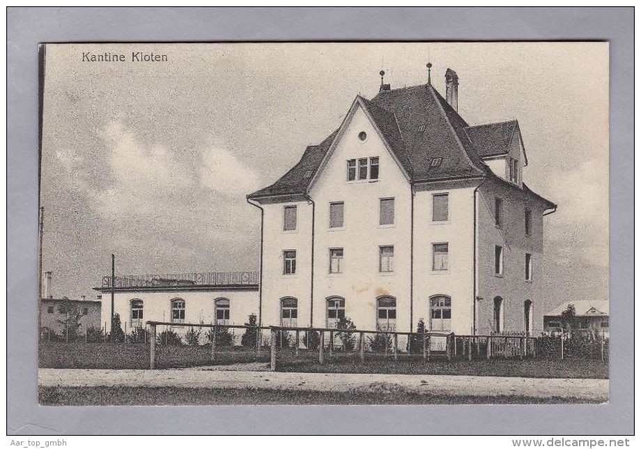 ZH KLOTEN 1914.XII.13. Kloten Waffenplatz  Kantine Foto Stadlinger - Kloten