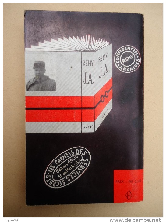Galic - Contre-Espionnage - Les Carnets Des Services  Secrets - J.K. Robbie - Réseau Rouge  - 1962 - Galic