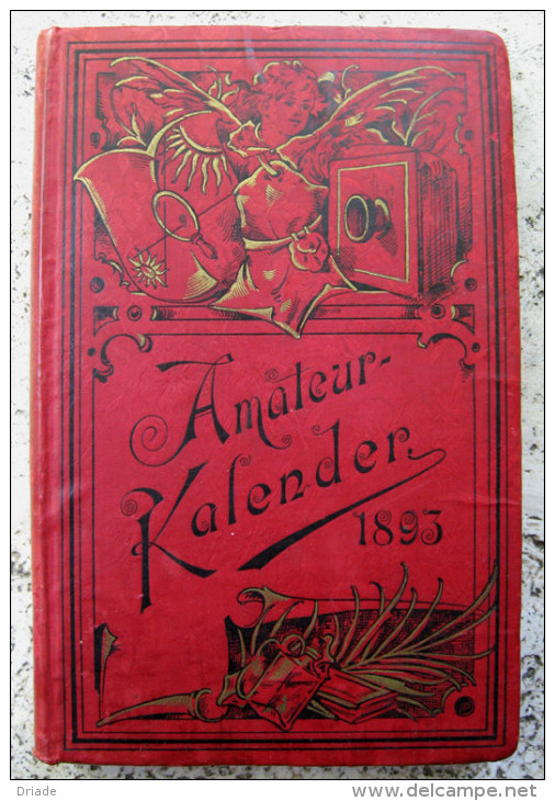 LIBRO TASCHEN KALENDER DR. A. MIETHE 1893 FREIEN PHOTOGRAPHISCHEN VEREINIGUNG ZU BERLIN PHOTOGRAPHEN FOTOGRAFIA - Biografieën & Memoires