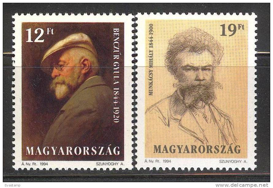 HUNGARY - 1994. Hungarian Painters / Benczúr And Munkácsy  MNH! Mi 4278-4279. - Ungebraucht