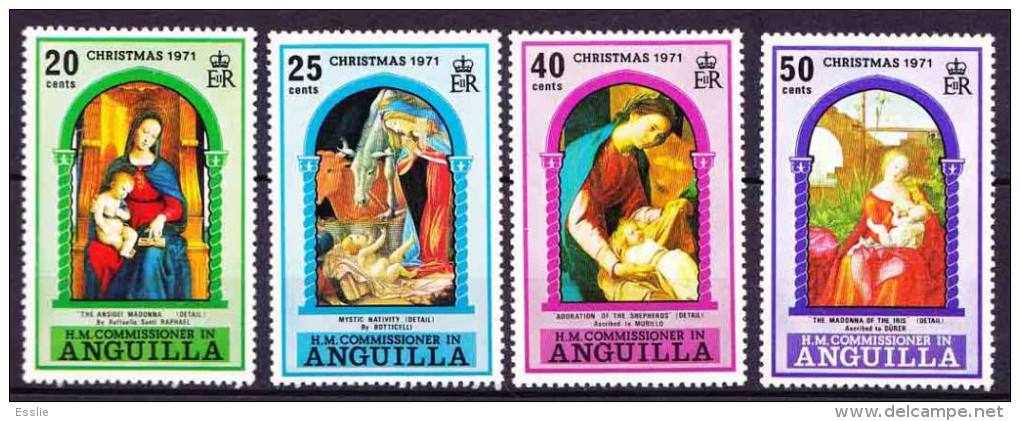 Anguilla - 1971 - Christmas - Complete Set - Anguilla (1968-...)