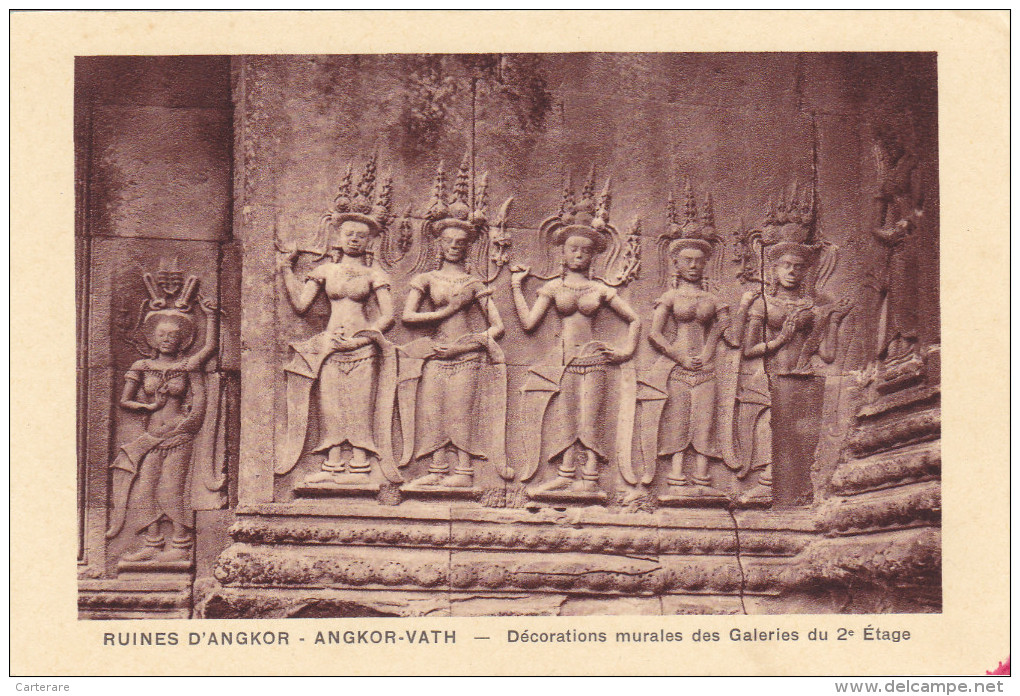 CAMBODGE,baphuan,ruin Es  D´angkor,angkor-vath,rout E  Du Temple,12ème Siècle,rare,hindou,vishno U,bouddhiste,rare,khmèr - Cambodia