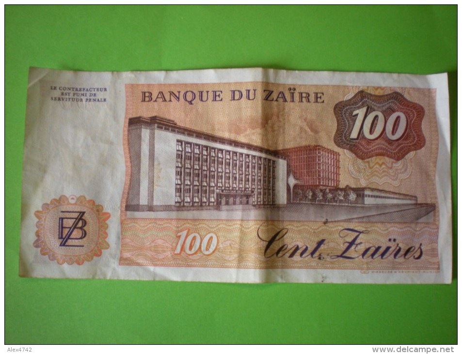 100 Zaïres 1983 - Zaire