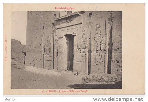 AFRIQUE EGYPTE EDFOU Pylône Temple - Idfu