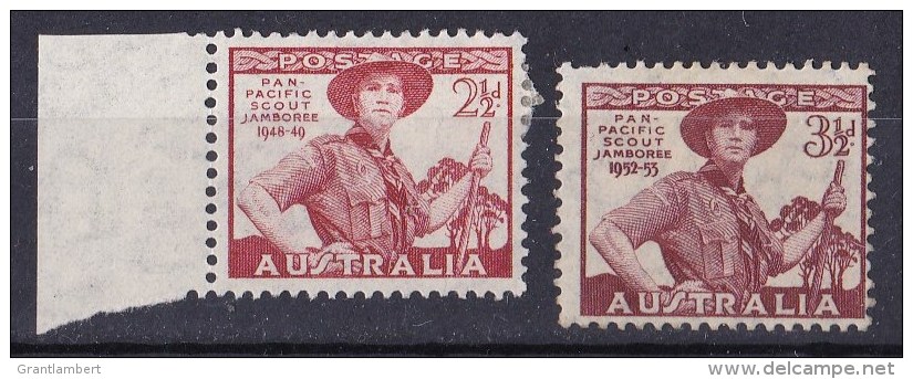 Australia 1948, 1952 Both Scout Jamborees MH - Nuovi