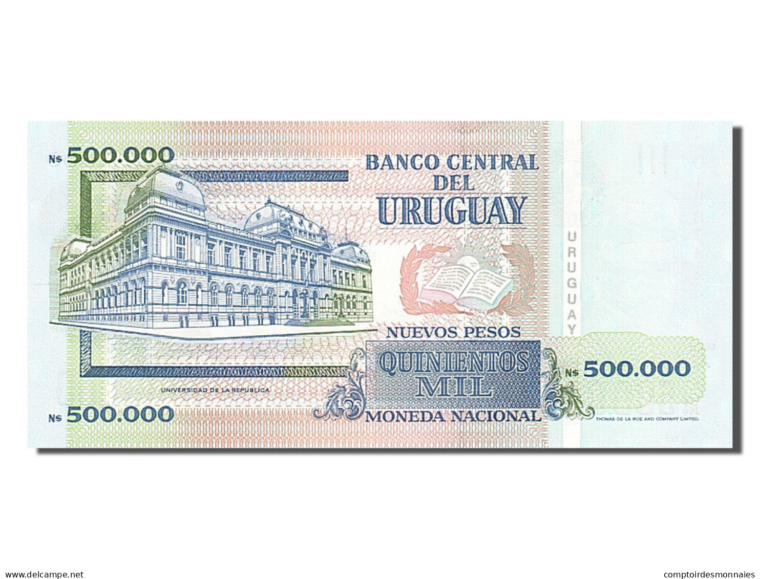 Billet, Uruguay, 500,000 Nuevos Pesos, 1992, NEUF - Uruguay