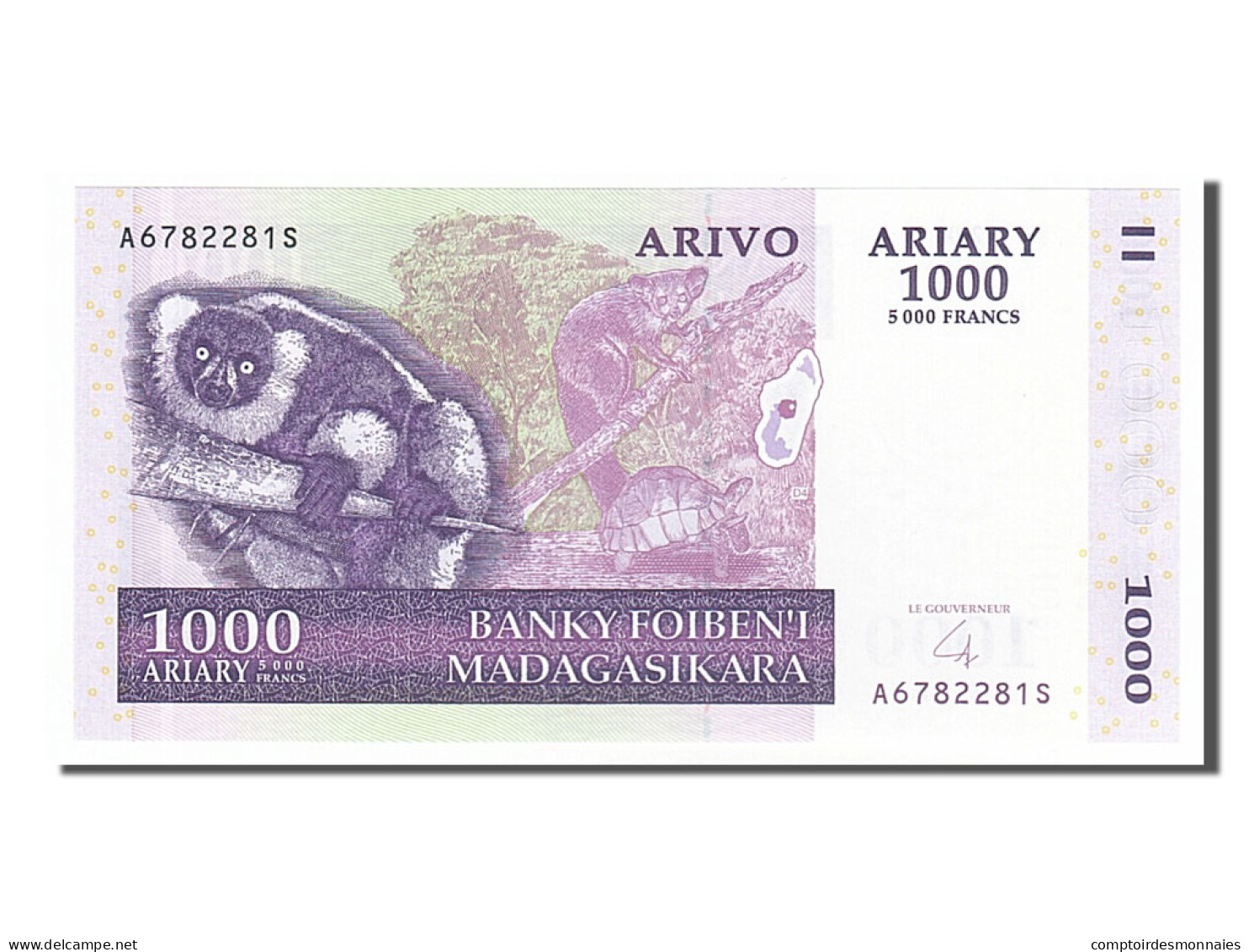 Billet, Madagascar, 1000 Ariary, 2004, NEUF - Madagascar