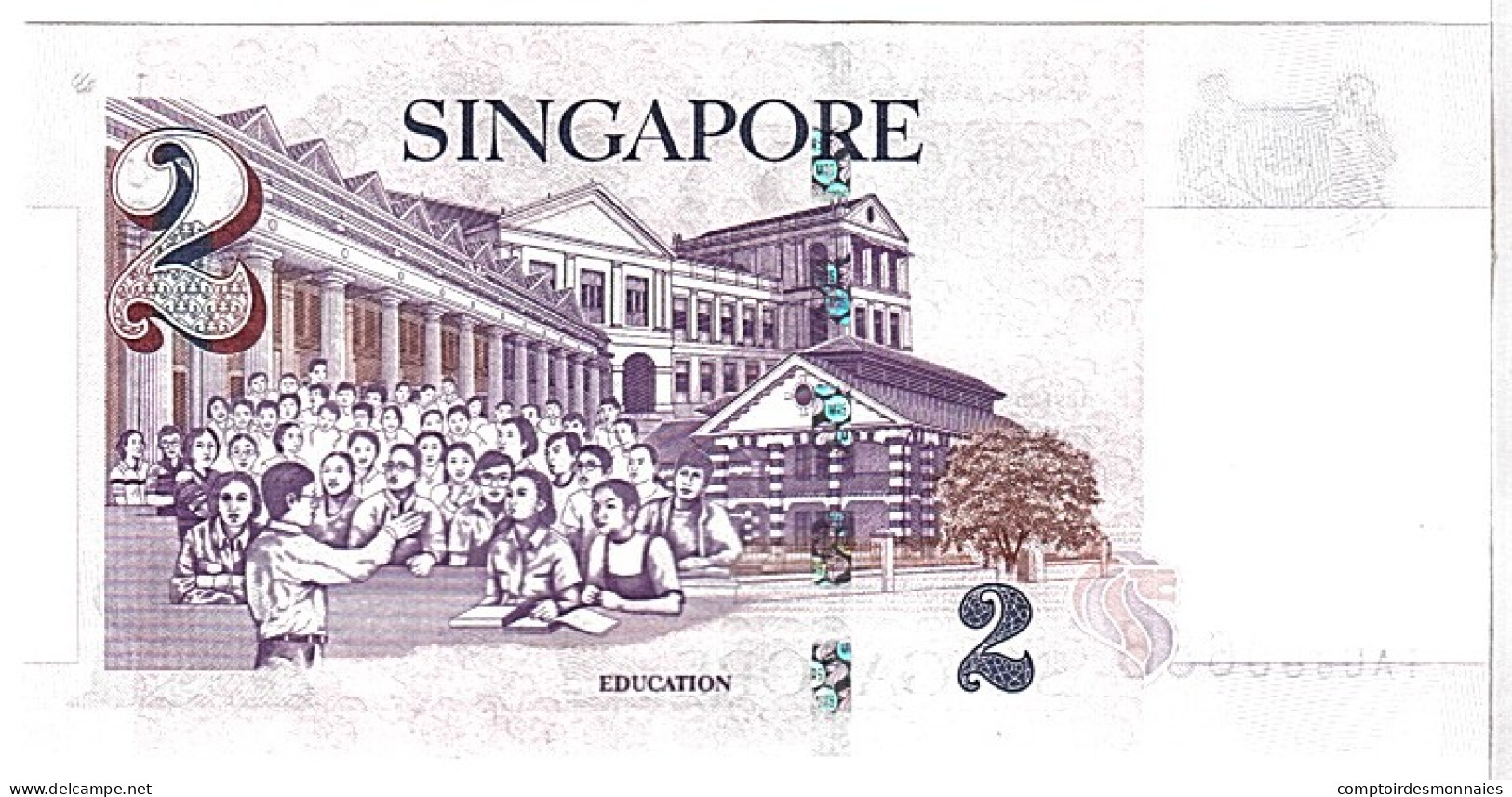 Billet, Singapour, 2 Dollars, 2005, KM:46, NEUF - Singapore