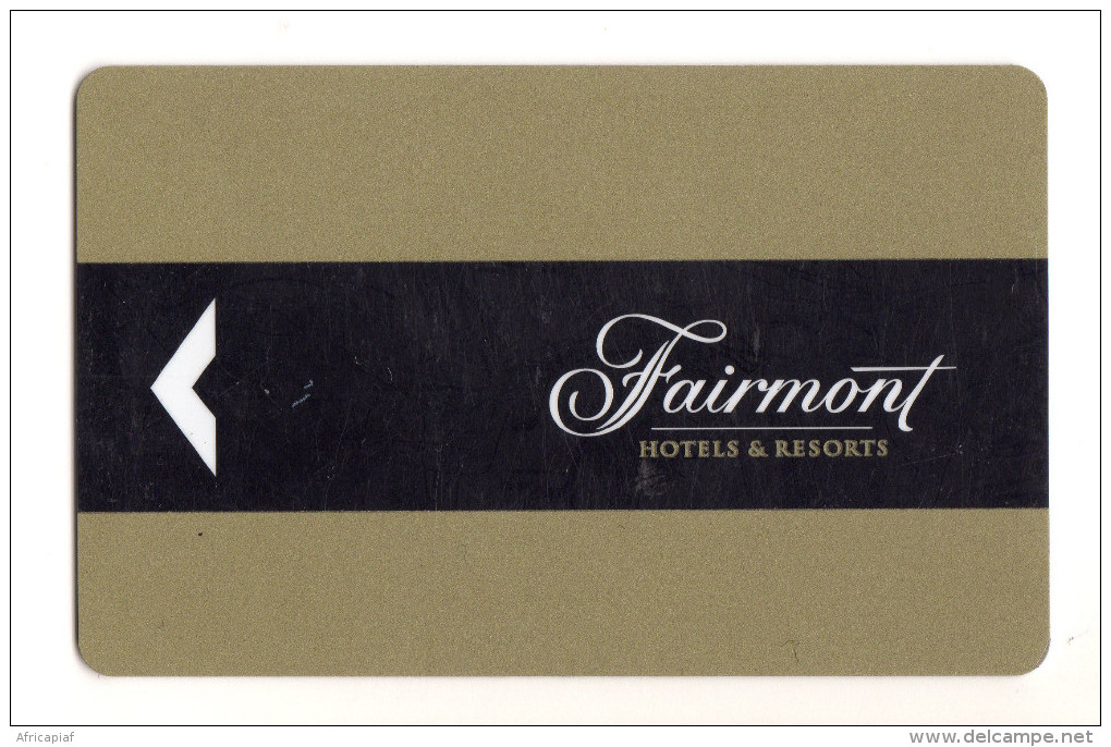 CLEF D´HOTEL FAIRMONT HOTELS & RESORTS - Clés D'hôtel