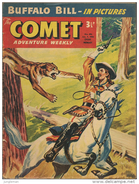 The Comet N° 494 - Buffalo Bill - Claude Duval - Billy Bunter - The Lone Ranger - Jet-Ace Logan - Bon état - Autres Éditeurs