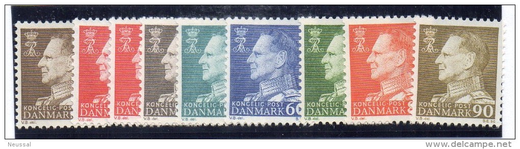 Serie Nº  398/06 Dinamarca - Unused Stamps